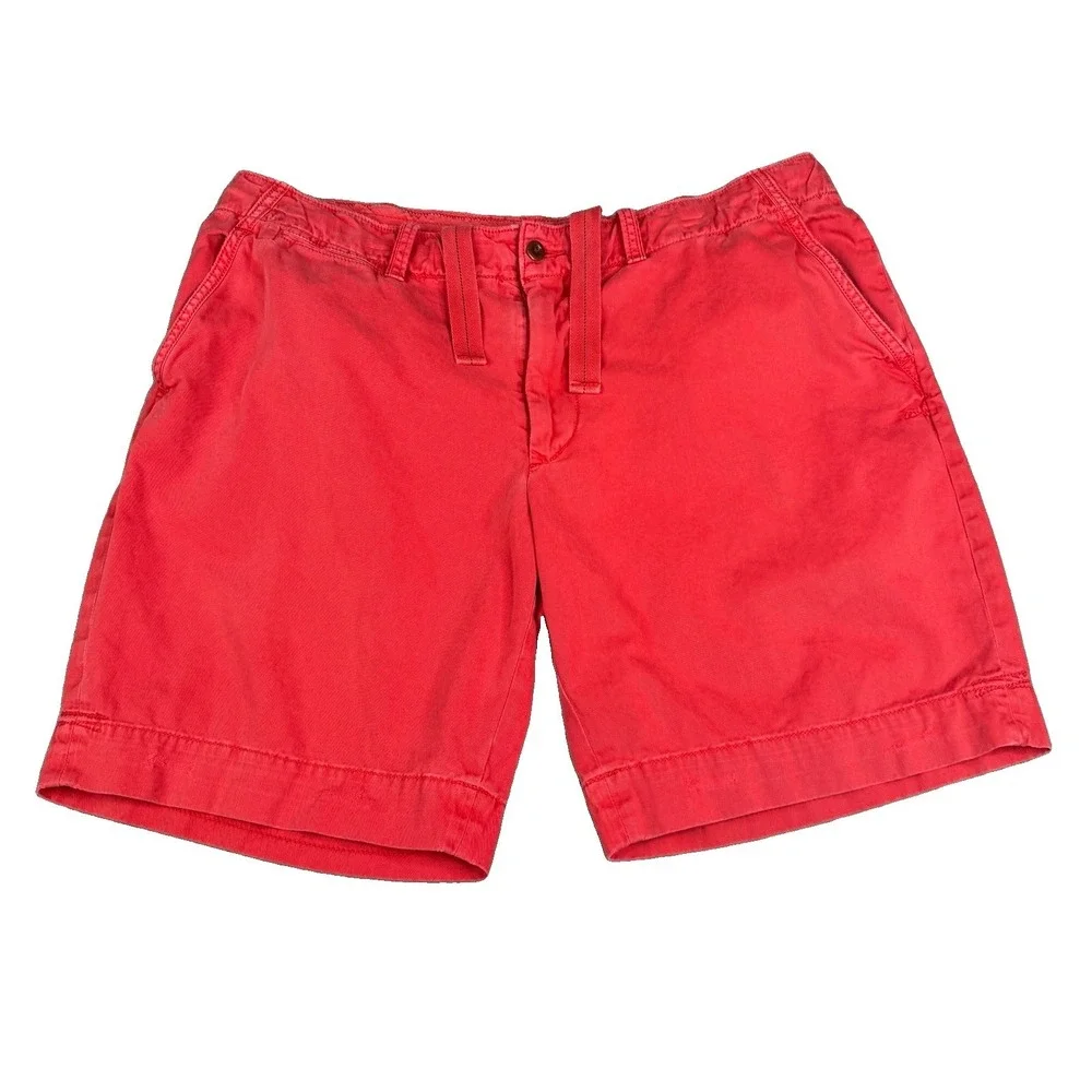 Polo Ralph Lauren Shorts Mens 40 Red Heavyweight Chino Pony Logo Preppy Casual